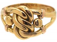 Edwardian 18ct Gold Knot Ring