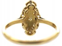 Art Deco 18ct Gold & Platinum, Diamond Ring