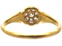 Edwardian 18ct Gold, Diamond Daisy Cluster Ring