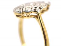 Art Deco 18ct Gold & Platinum, Diamond Ring