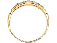 Victorian 18ct Gold Pearl & Diamond Ring