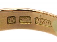 Victorian 15ct Gold & Cabochon Garnet Ring