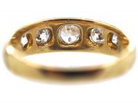 Victorian 18ct Gold Five Stone Diamond Ring