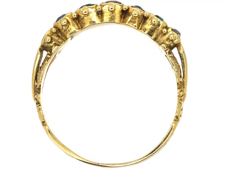 Regency 18ct Gold Ring Spelling Dearest