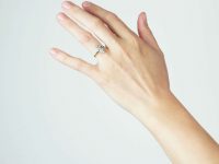 Art Deco 18ct Gold & Platinum, Diamond Ring