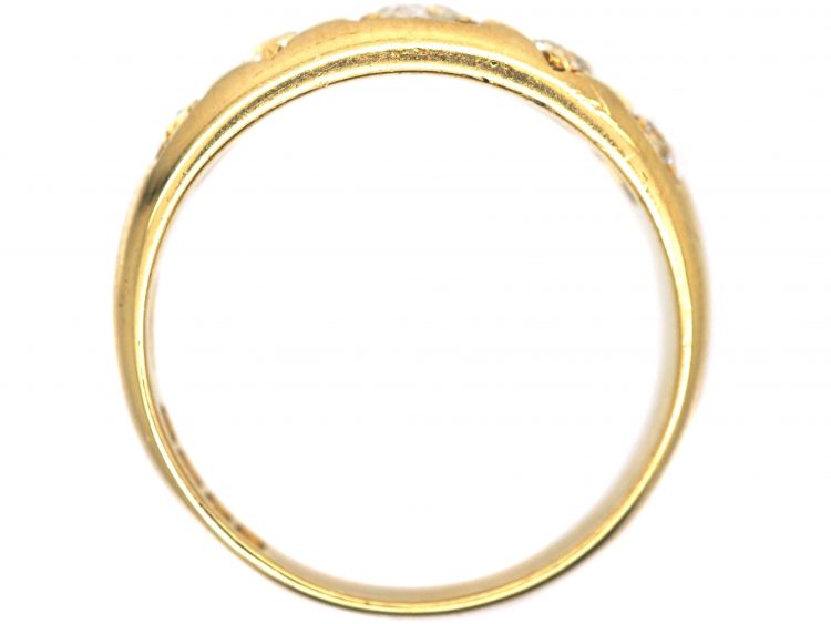 Victorian 18ct Gold Five Stone Diamond Ring