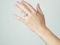 Edwardian 18ct Gold & Platinum, Pave Set Diamond Cluster Ring