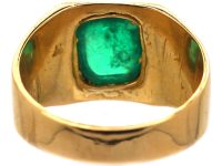 22ct Gold & Cabochon Emerald Ring