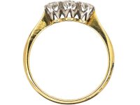 18ct Gold & Platinum, Three Stone Diamond Ring