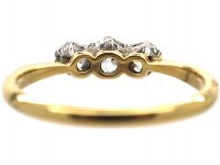 18ct Gold & Platinum, Three Stone Diamond Ring