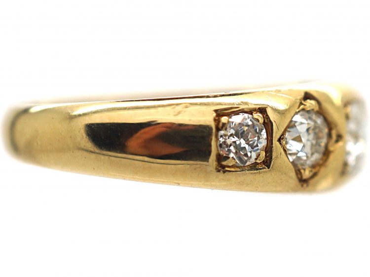 Victorian 18ct Gold Five Stone Diamond Ring