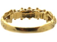 Regency 18ct Gold Ring Spelling Dearest