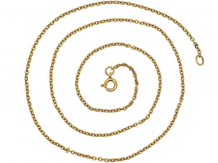 9ct Gold Fine Trace Link Chain