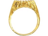 18ct Gold Modernist Ring set with Diamonds
