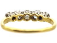Early 20th Century 18ct Gold, Five Stone Diamond Ring