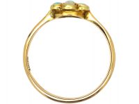 Edwardian 18ct Gold, Opal Cluster Ring
