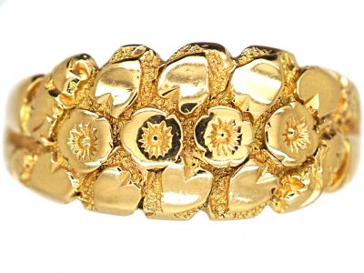 Edwardian 18ct Gold Keeper Ring