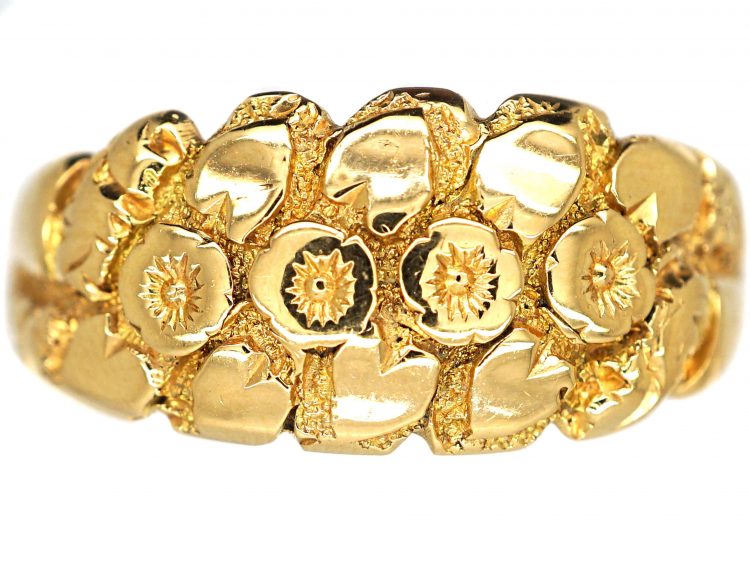 Edwardian 18ct Gold Keeper Ring