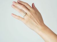 Edwardian 18ct Gold, Opal & Diamond Five Stone Ring