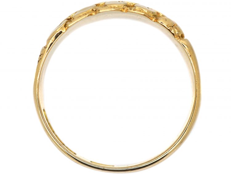 Edwardian 18ct Gold Keeper Ring