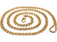 Victorian 9ct Gold Guard Chain