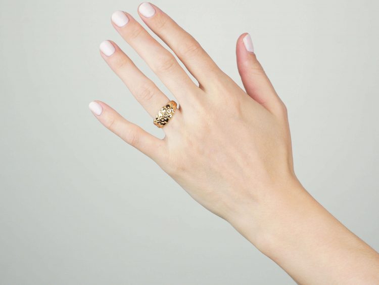Edwardian 18ct Gold Keeper Ring