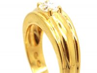 18ct Gold Ring set with a Diamond by Boucheron