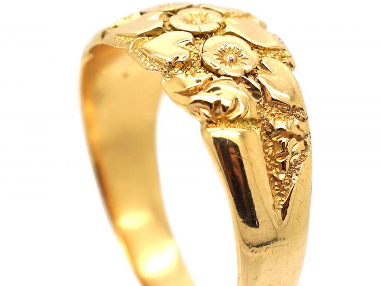 Edwardian 18ct Gold Keeper Ring