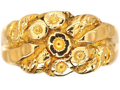 Edwardian 18ct Gold Keeper Ring