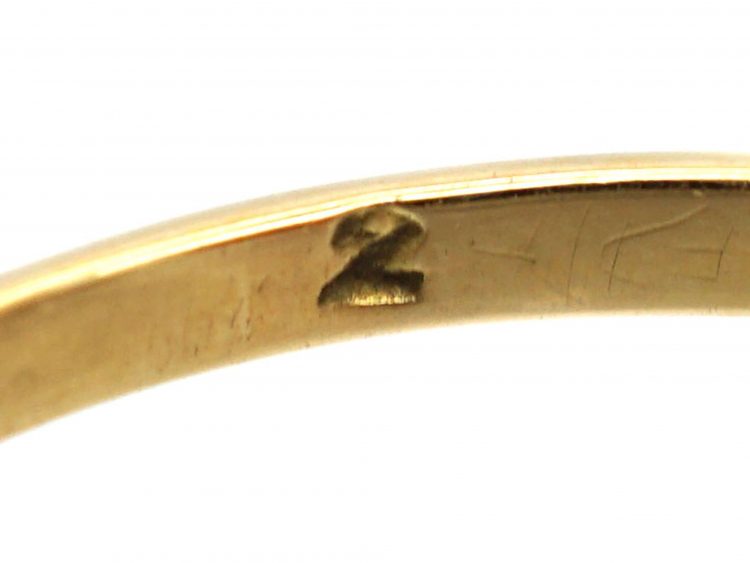 Edwardian 18ct Gold, Opal Cluster Ring