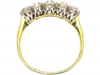 Early 20th Century 18ct Gold, Five Stone Diamond Ring