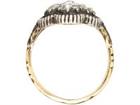 Georgian Rose Diamond Cluster Ring