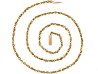 Edwardian 15ct Gold Ornate Chain