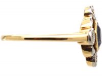 Art Deco 18ct Gold & Platinum,Sapphire & Diamond Ring