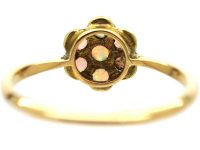 Edwardian 18ct Gold, Opal Cluster Ring