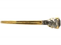 Edwardian 18ct Gold & Platinum Five Stone Diamond Ring