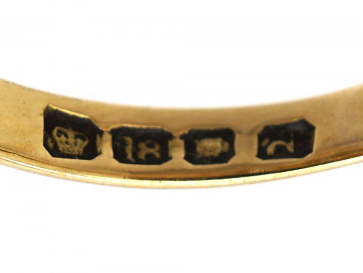 Victorian 18ct Gold, Natural Split Pearl & Diamond Ring