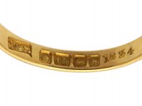 Edwardian 18ct Gold, Sapphire & Diamond Three Stone Ring
