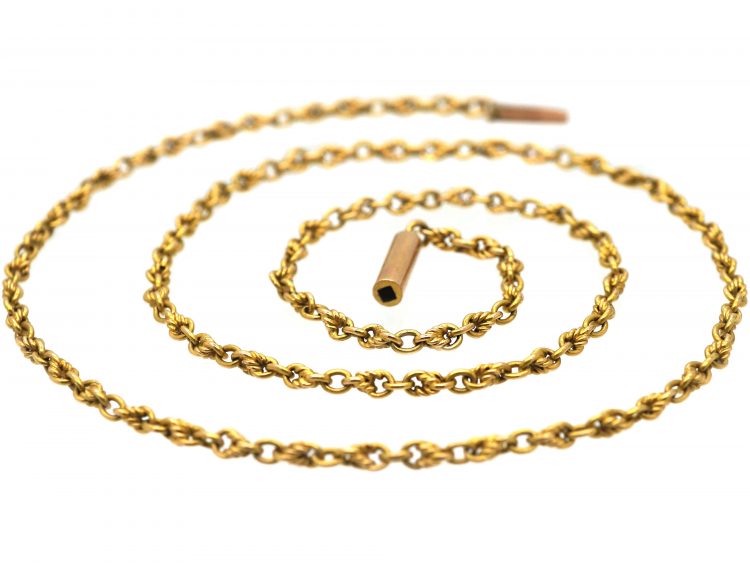 Edwardian 15ct Gold Ornate Chain
