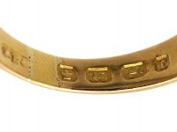 Victorian 18ct Gold Signet Ring set with a Bloodstone