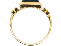Victorian 18ct Gold Signet Ring set with a Bloodstone