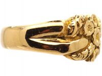 Edwardian 18ct Gold Keeper Ring