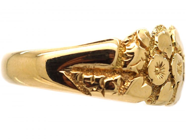 Edwardian 18ct Gold Keeper Ring