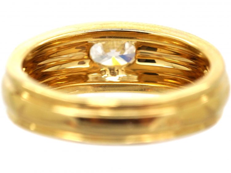 18ct Gold Ring set with a Diamond by Boucheron