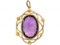 9ct Gold Suffragette Pendant