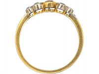 Edwardian 18ct Gold & Platinum Five Stone Diamond Ring