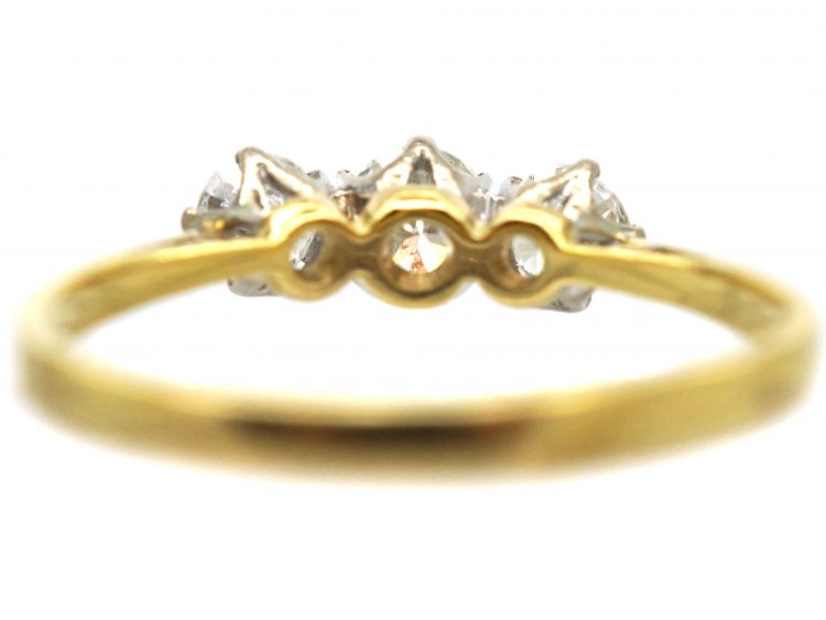 18ct Gold, Three Stone Diamond Ring
