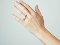 Early 20th Century 18ct Gold Wedding Ring with Repoussé Decoration