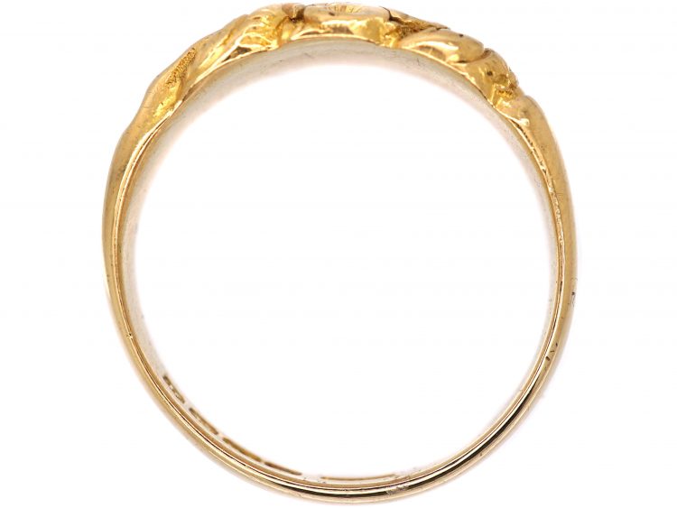Edwardian 18ct Gold Keeper Ring