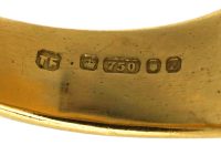 18ct Gold Signet Ring with Intaglio of Prince of Wales Feathers by Theo Fennell